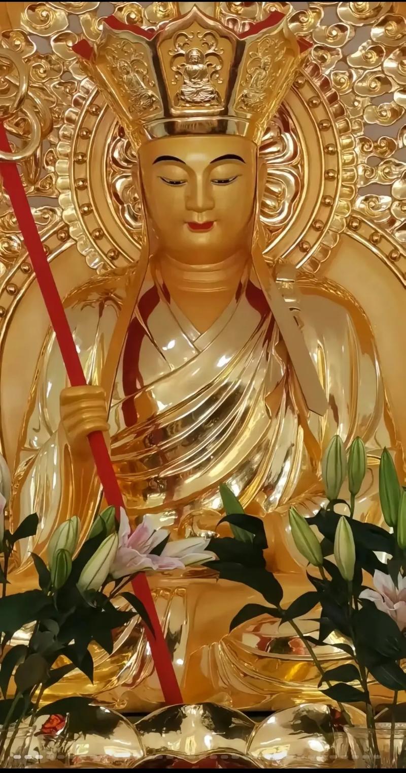 #地藏王菩萨的圣像#
又是一年地藏王菩萨的圣诞日，也是佛教的一次重大节日，恭迎地