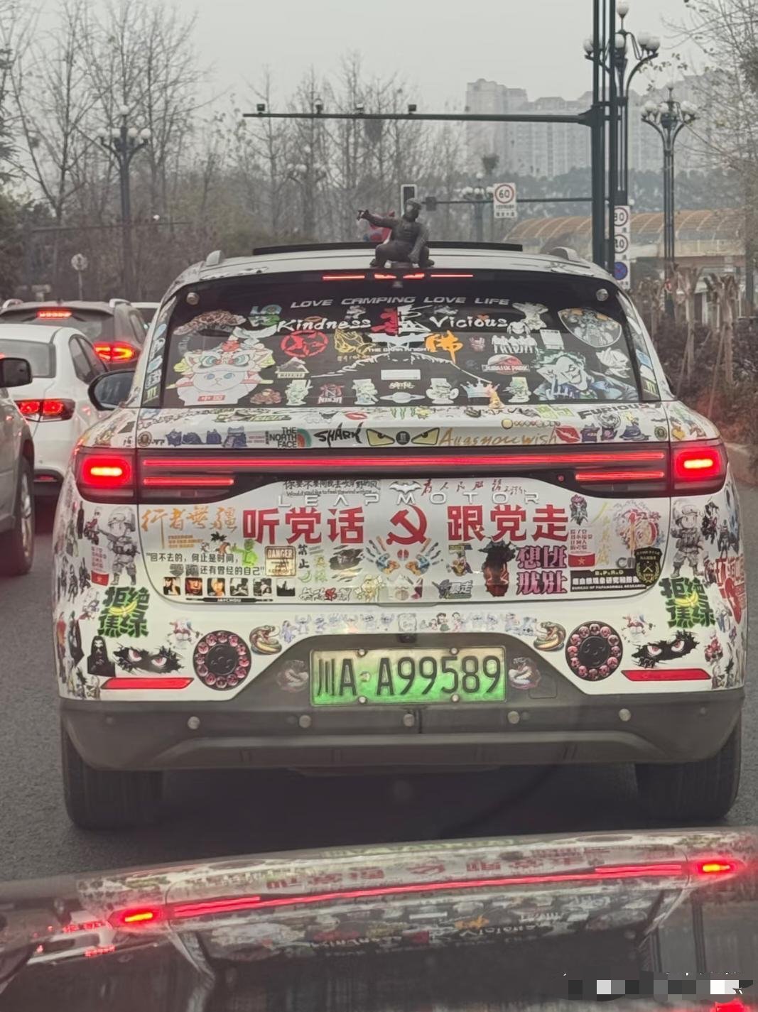 这个车主咋了…… 