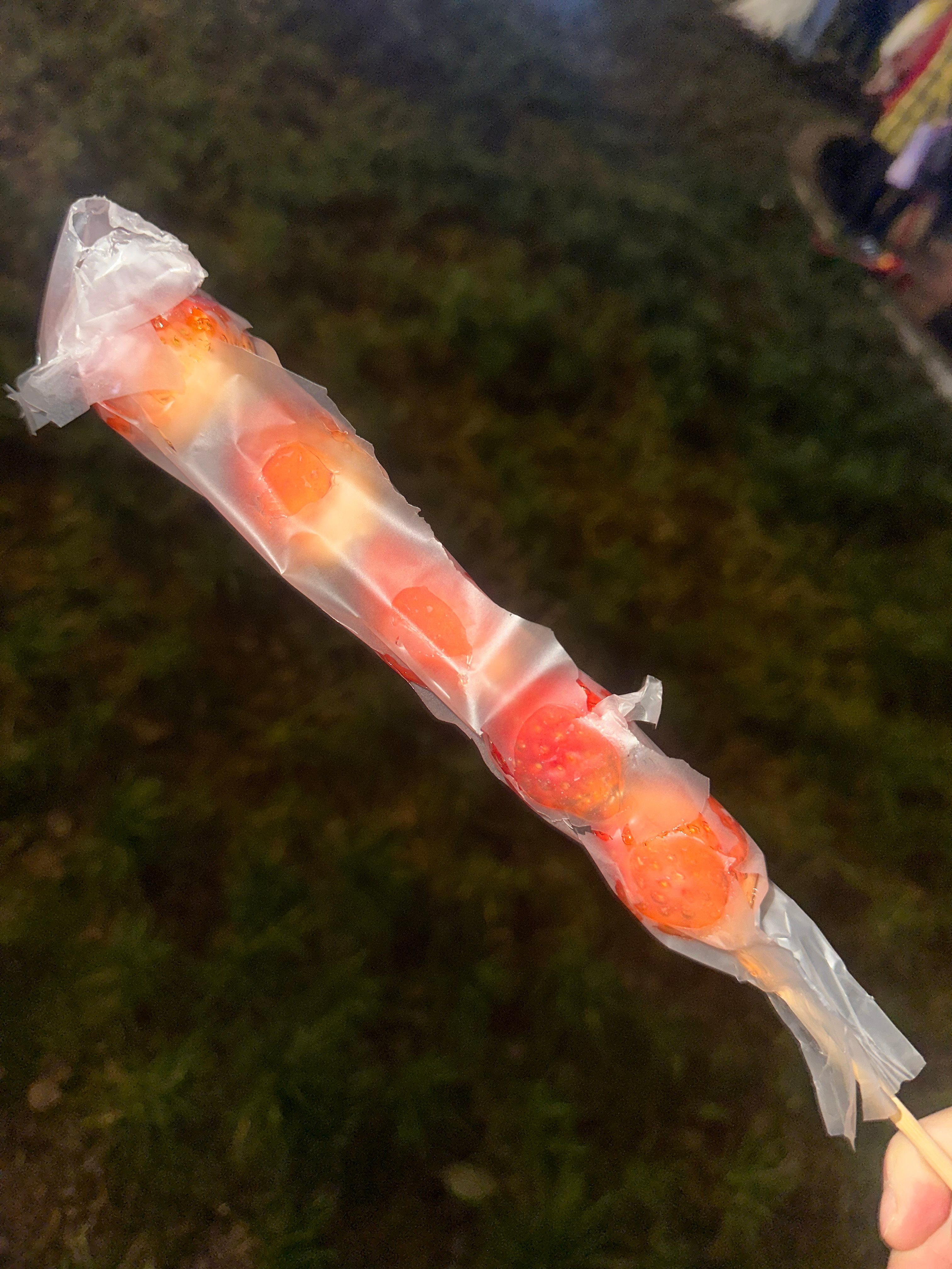 冰糖葫芦，一串一串的好吃😋是好吃😋，但是这也太贵了吧！10.12.16三个价