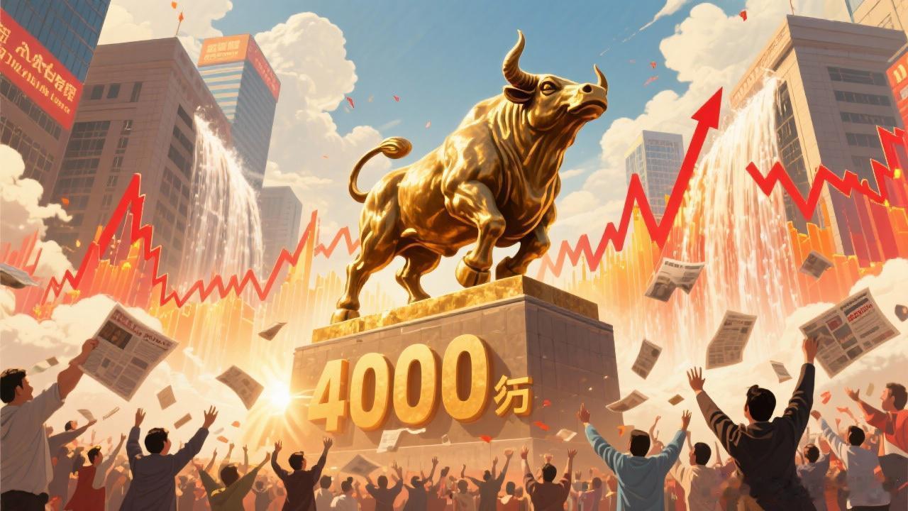 指数以光头光脚阳线收盘，展现出强劲的上升动能。十年磨一剑，A股终于再次站稳400