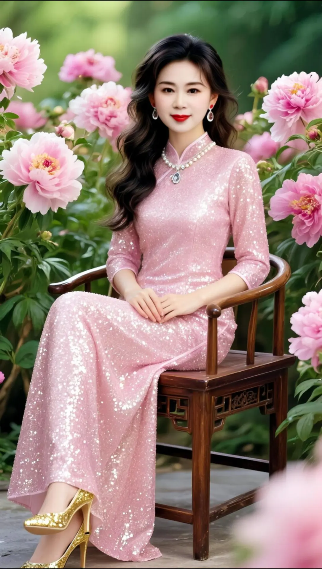 AI复古旗袍写真 随变ai随便玩