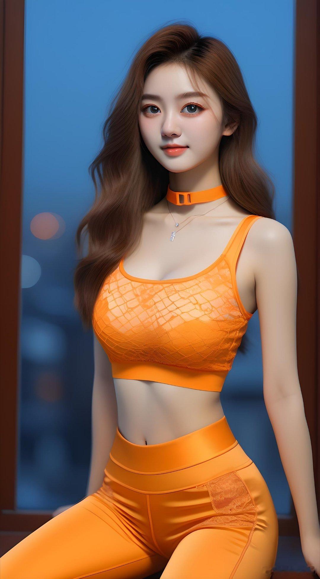 橙色代表阳光，也意味着每天的好心情#橙色阳光行动##小仙女##橙色# ​​​