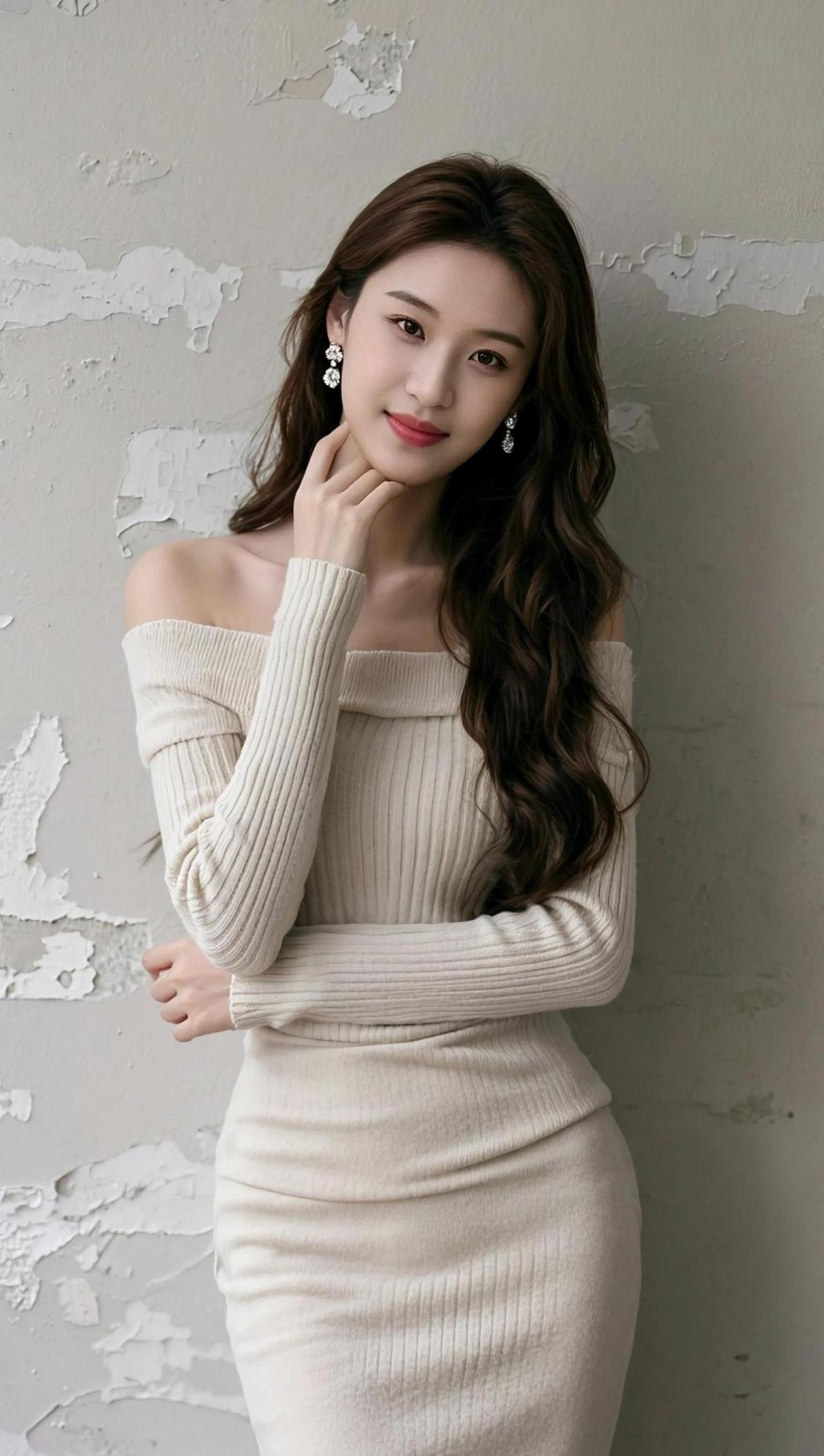 在这片斑驳的墙前，时间仿佛凝固成了一幅画。墙上的裂痕像是岁月的指纹，记录着无声的