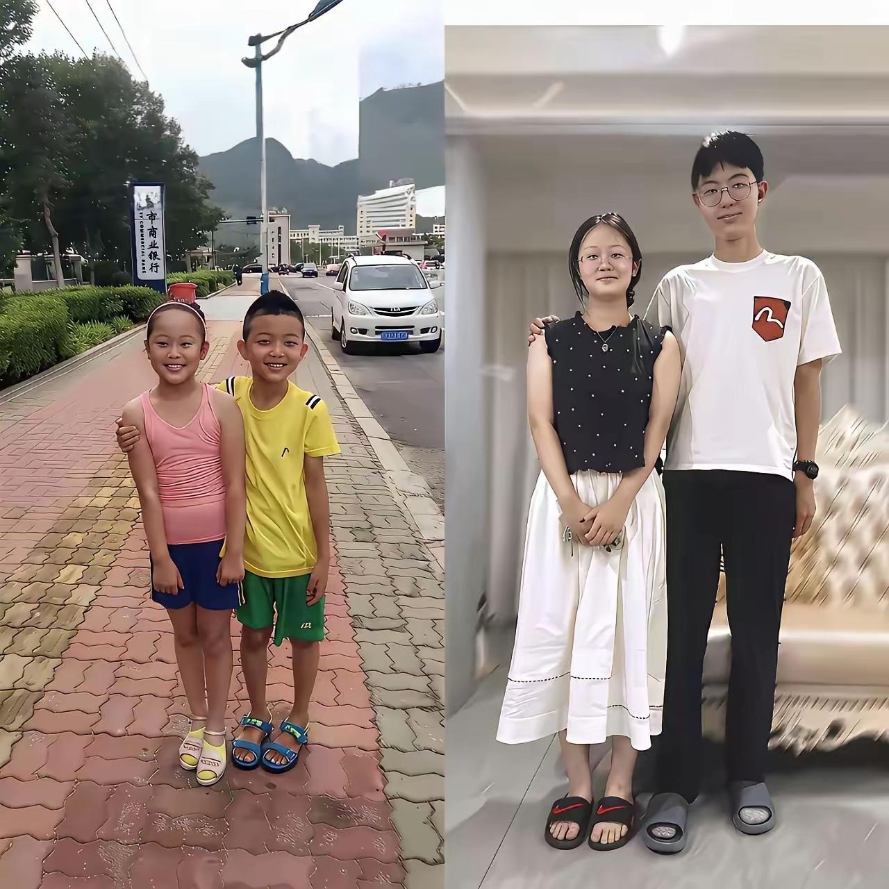 修成正果！
这大概就是所谓：光屁股长大的好朋友吧？更是两小无猜的诠释，只是那个时