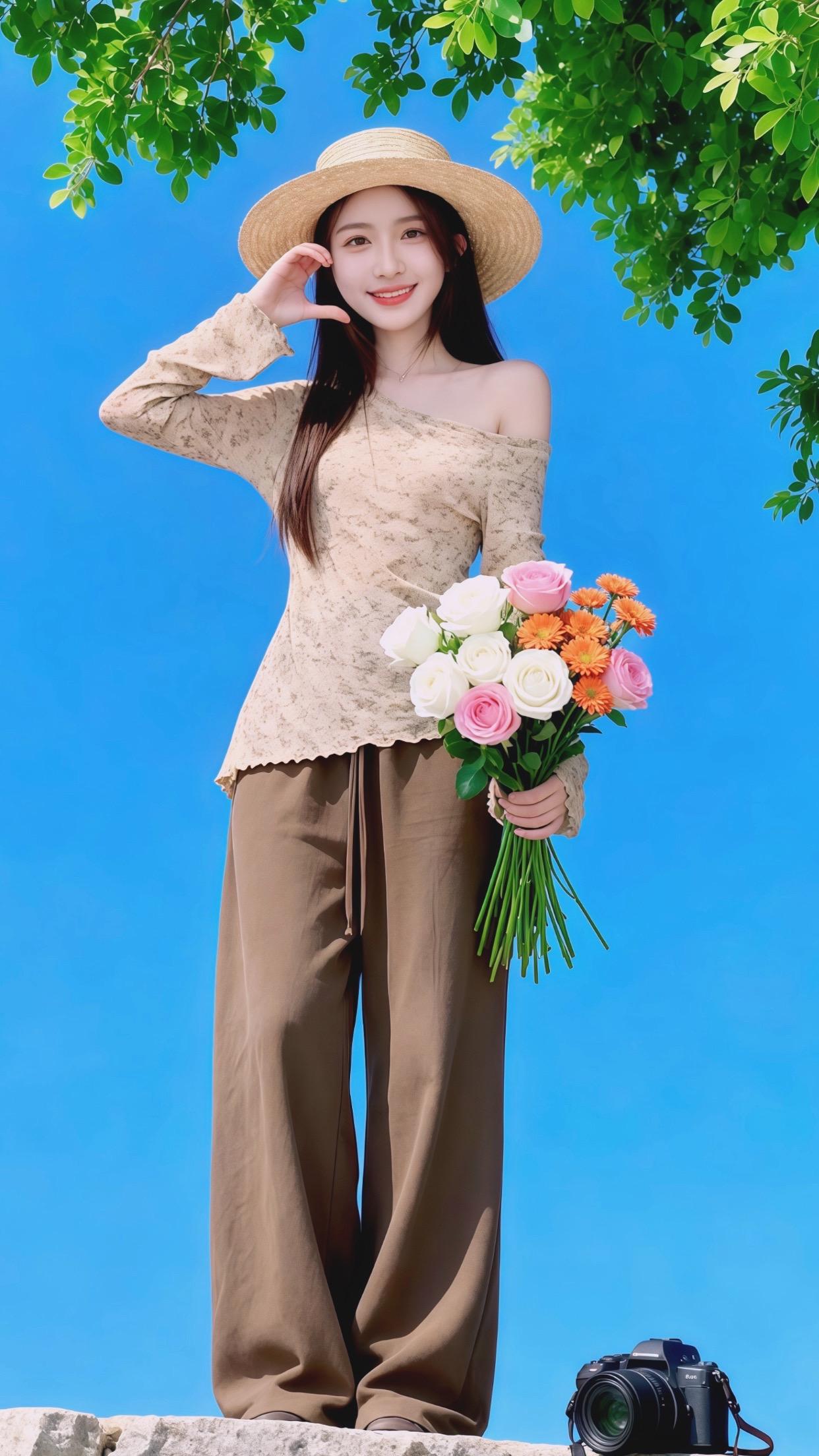 夏日穿搭 穿搭 度假穿搭 优雅气质 美女穿搭