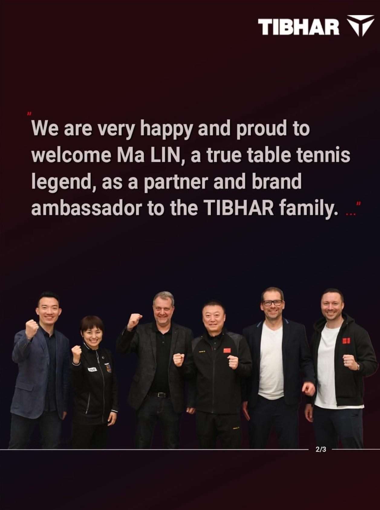 马琳成为挺拔品牌大使TIBHAR团队非常自豪并深感荣幸地欢迎马琳成为TIBHAR