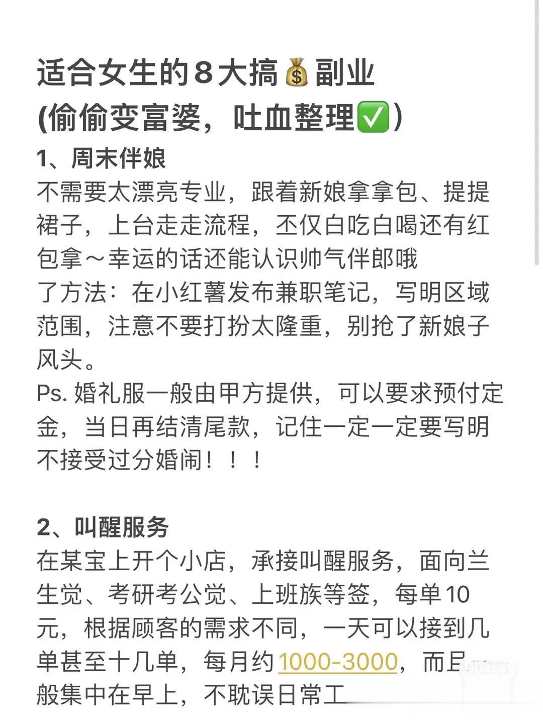 下班后的第二事业
副业