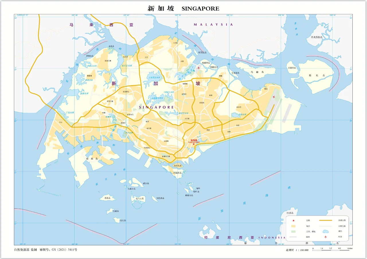 新加坡地图