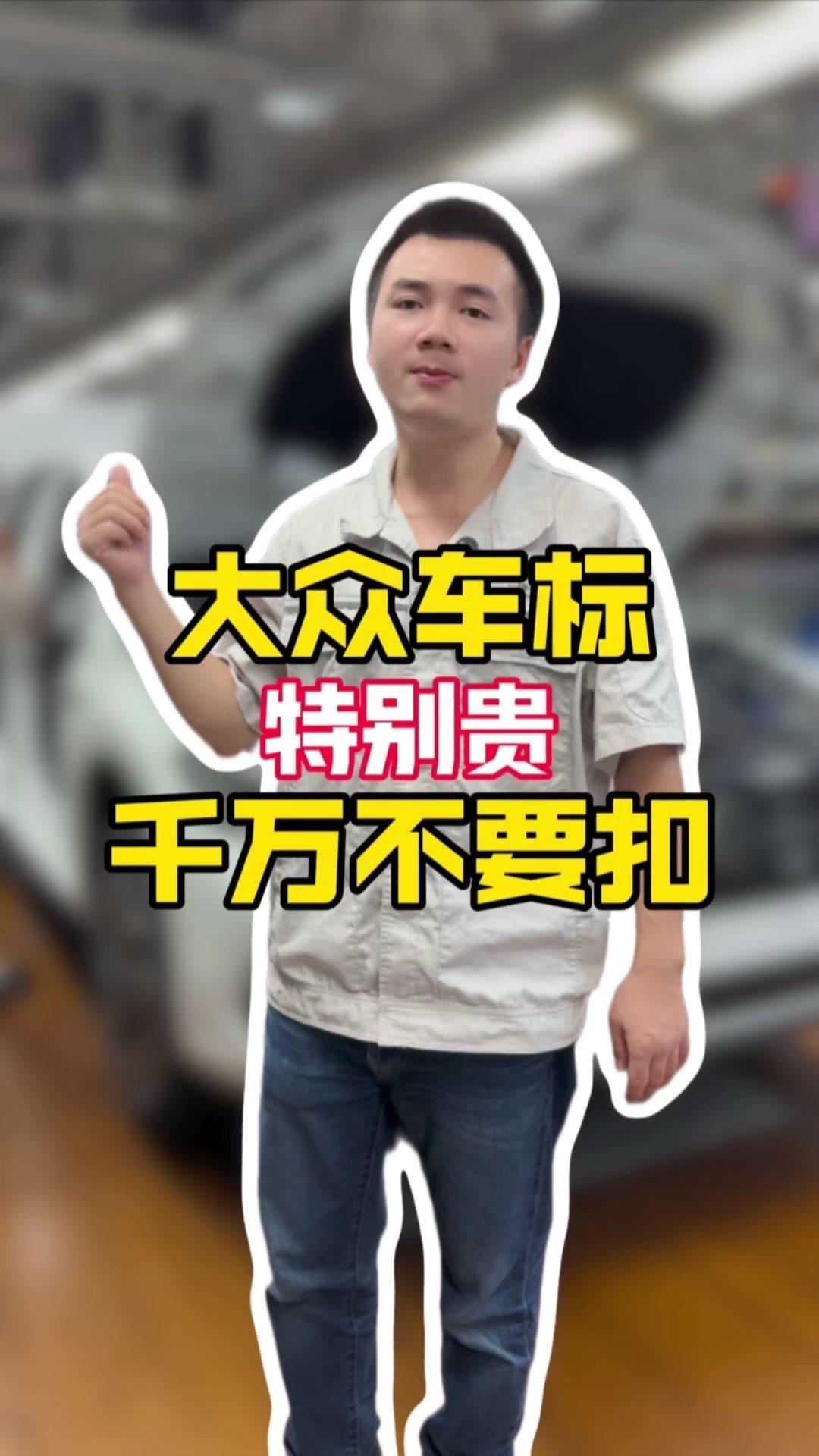 大众车标别乱抠！兄弟们注意了，大众车标真不是谁都能碰的。
首先看这个镜面标，匈牙