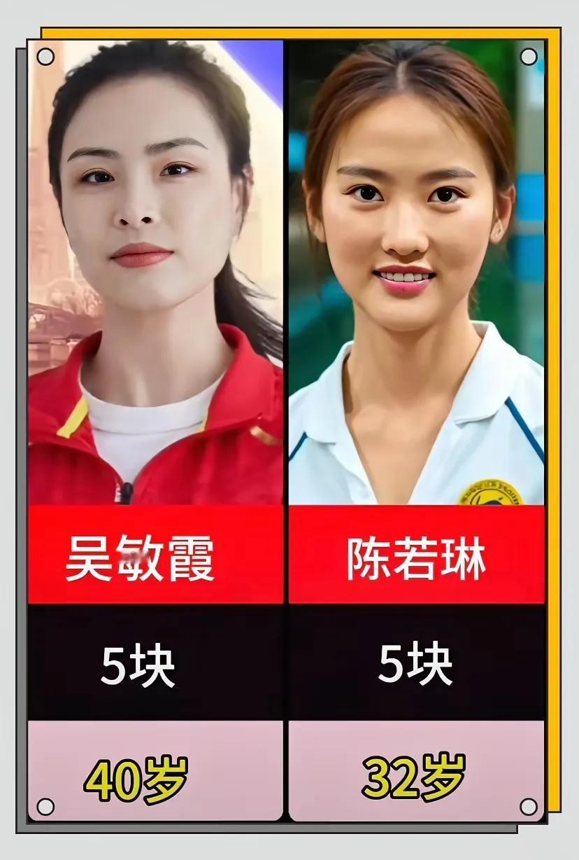 曾经获得五块金牌的吴敏霞。
曾经获得五块金牌的陈若琳。
曾经获得四块金牌的王楠。