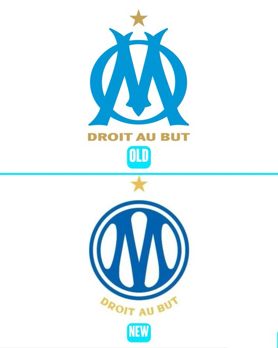 据报道，马赛队将在下赛季更换队徽。 