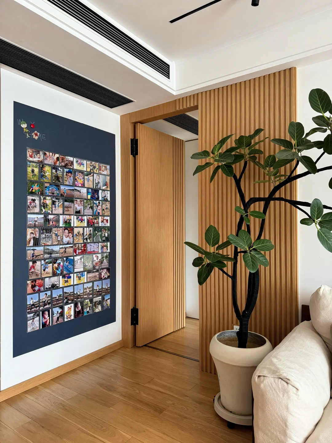 假如你有一面磁性墙，就来DIY照片墙