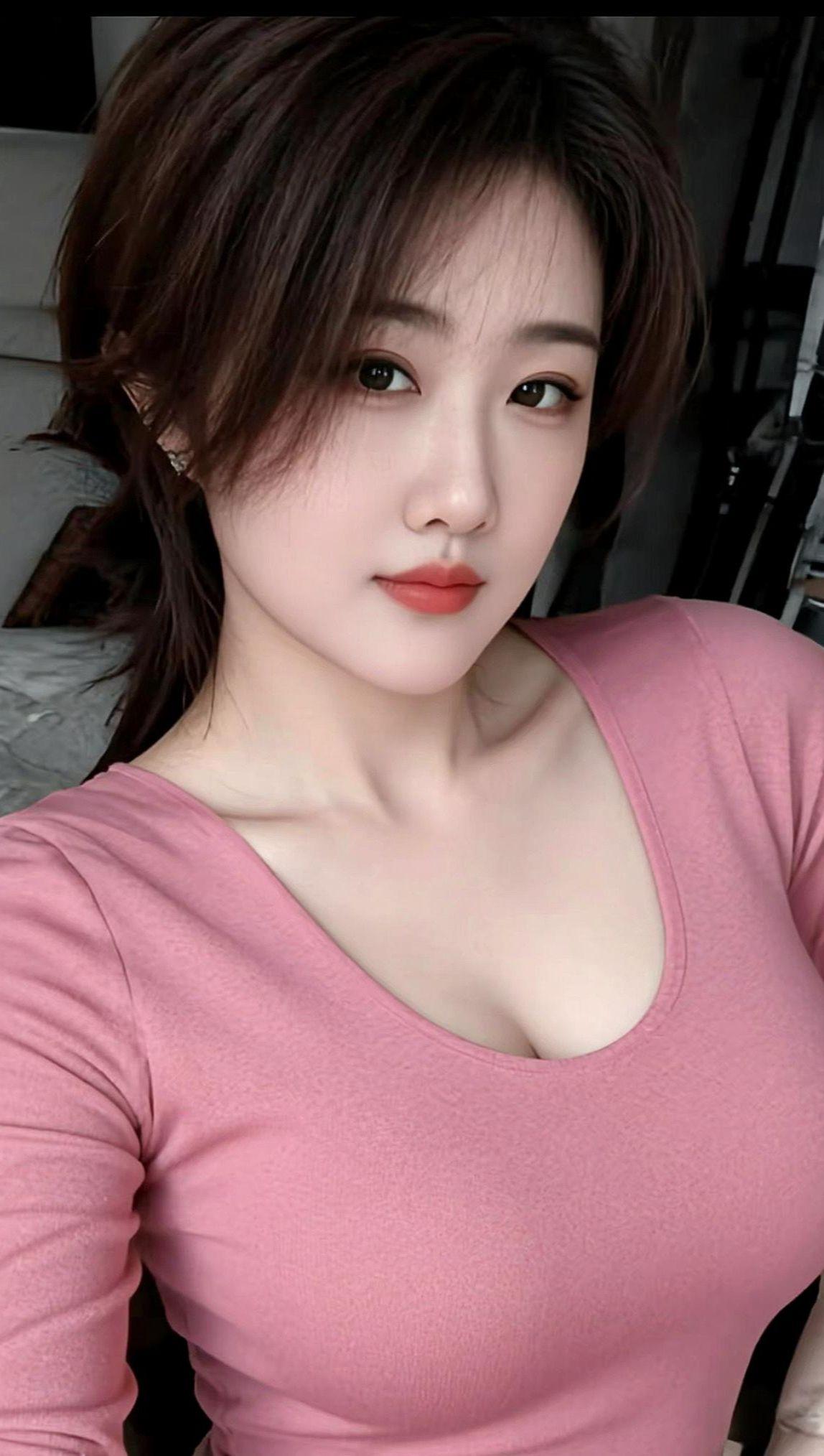 AI粉衣柔美写真 抖音ai创作