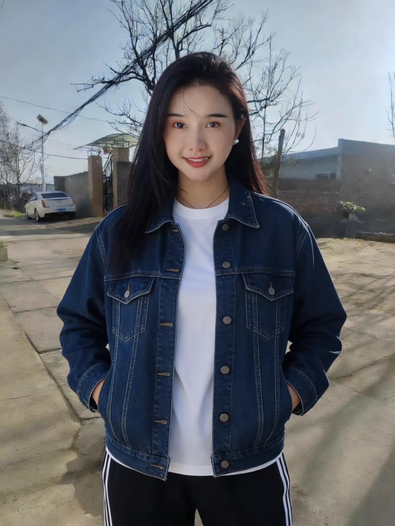 蓝布衫裹着麦香
工装服沾着泥土的凉
牛仔衣兜着村口的风
她换了件件衣衫
却没换眼