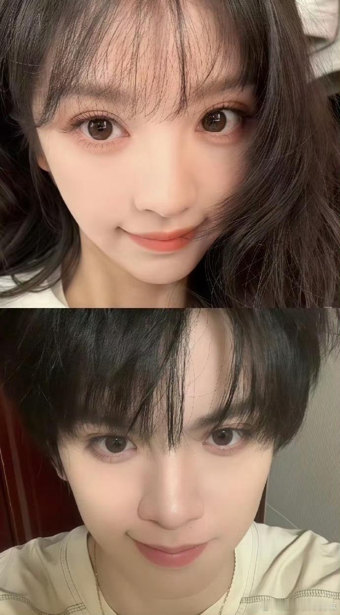 田曦薇左航重庆大眼姐弟这算是什么梦幻联动吗，仔细一看田曦薇和左航还挺像的，特别是