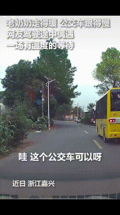 浙江嘉兴一公交司机火了！近日，一公交车在乡间路上开得很慢，后车以为司机是故意挡道