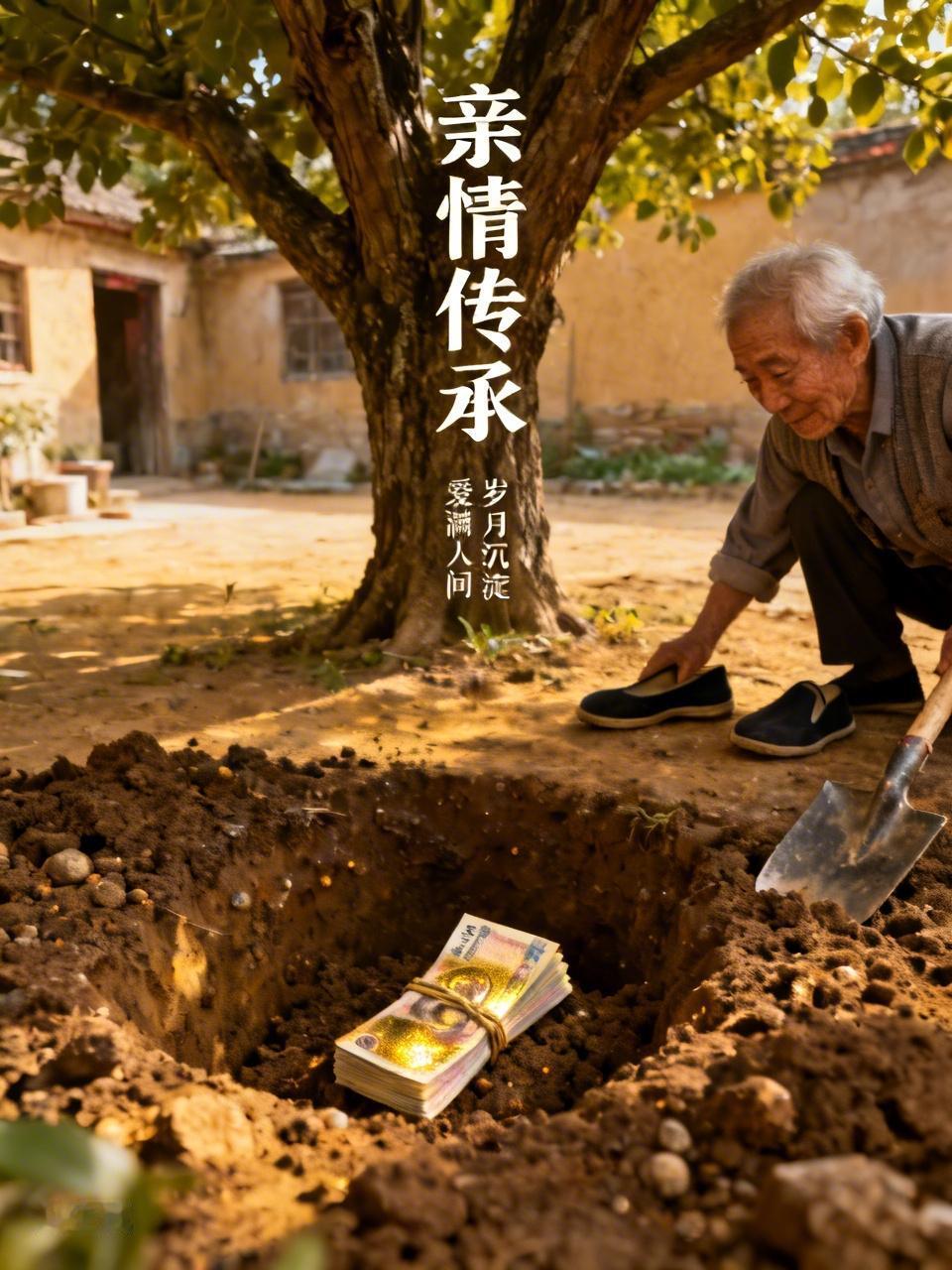 老人院子里埋20万现金分给儿女 河南商丘77岁老人太令人动容了！他一生省吃俭用，