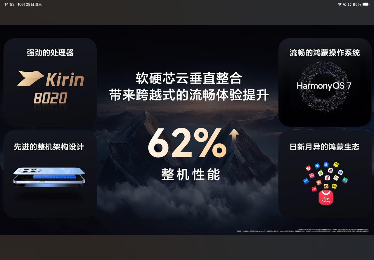 华为畅享100系列也在今天正式发布，华为畅享100 Pro Max带来了的流沙金