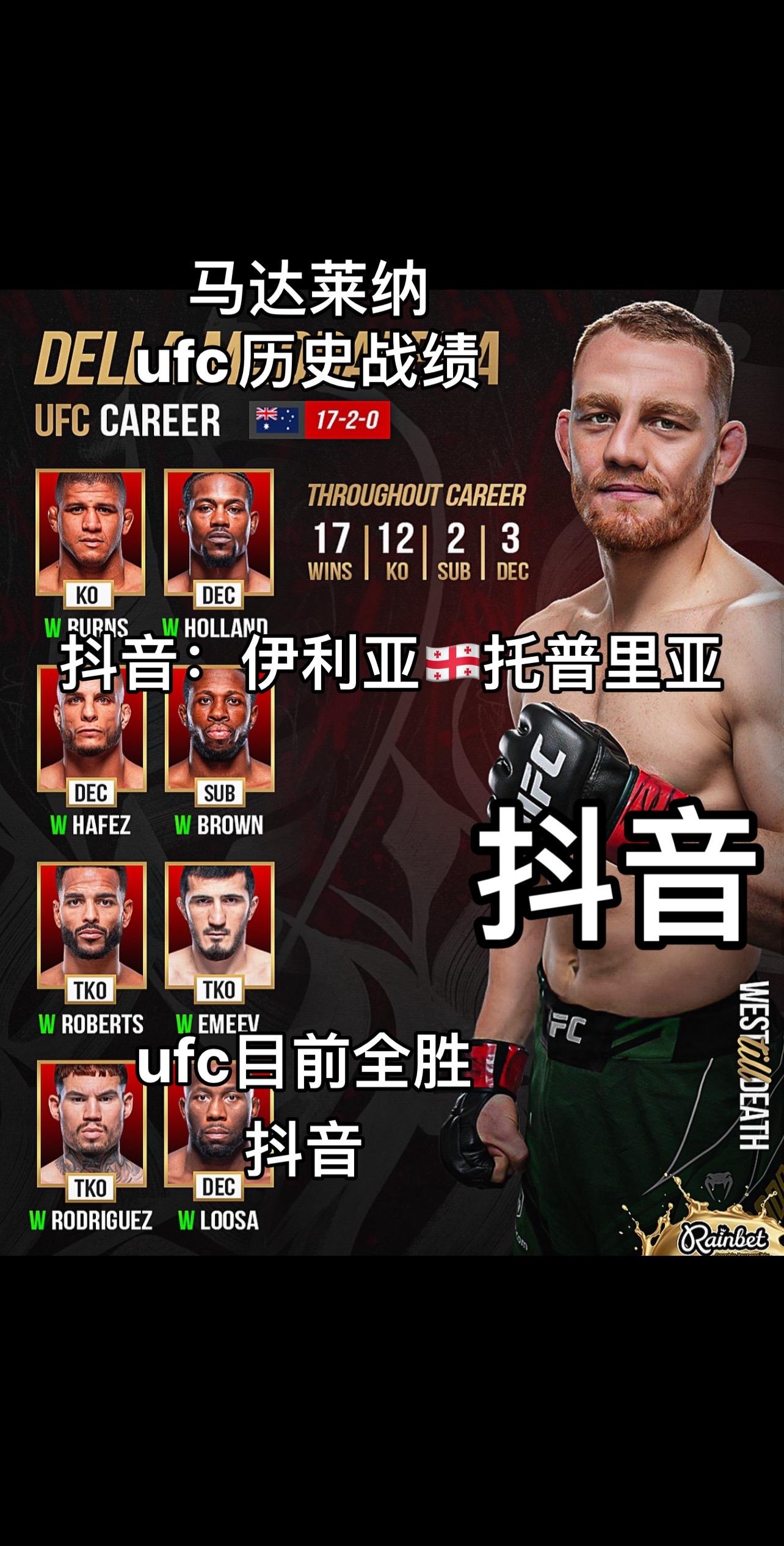 ufc马达莱纳。ufc战绩 马达莱纳