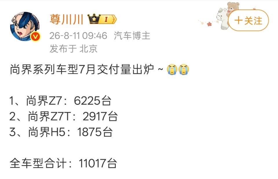 尚界Z7的交付量已经算不错了关键看能不能维持住别像智界S7那样高开低走特斯拉Mo