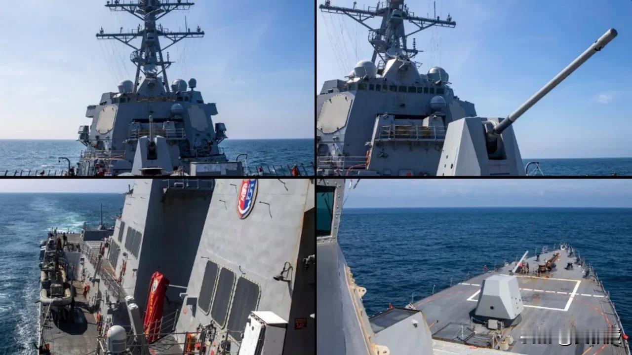 美帝又来耀武扬威[酷拽][酷拽]
美国海军驱逐舰通过台湾海峡