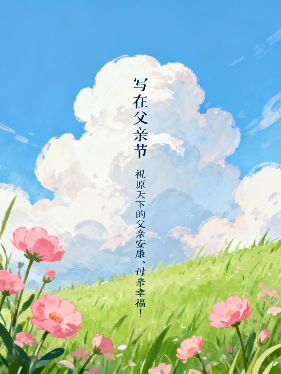 写在父亲节
——祝天下的父亲安康，母亲幸福！
向坚韧不拔的老一辈致以崇高敬意！致