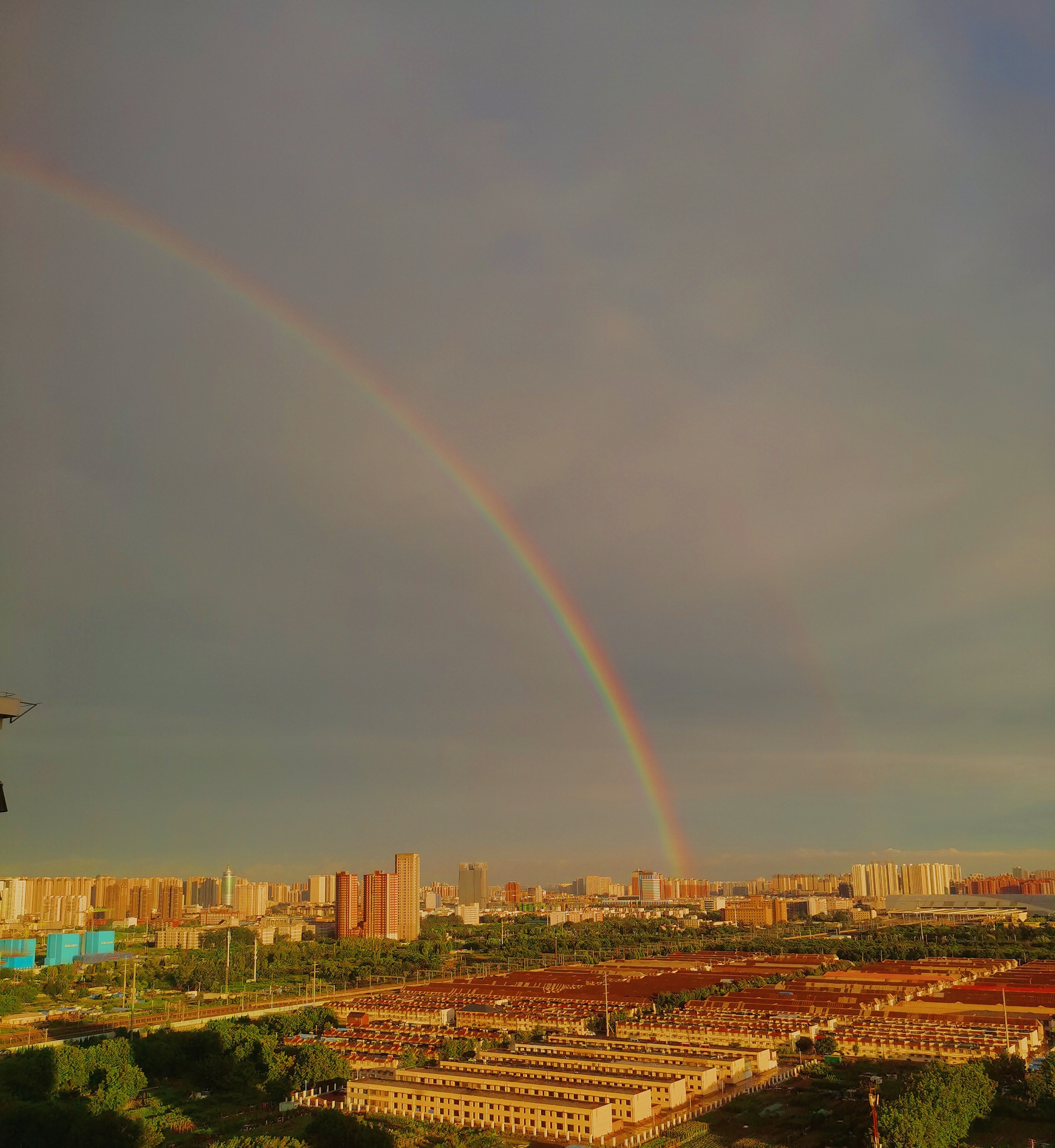 生活手记雨后彩虹☔🌈 