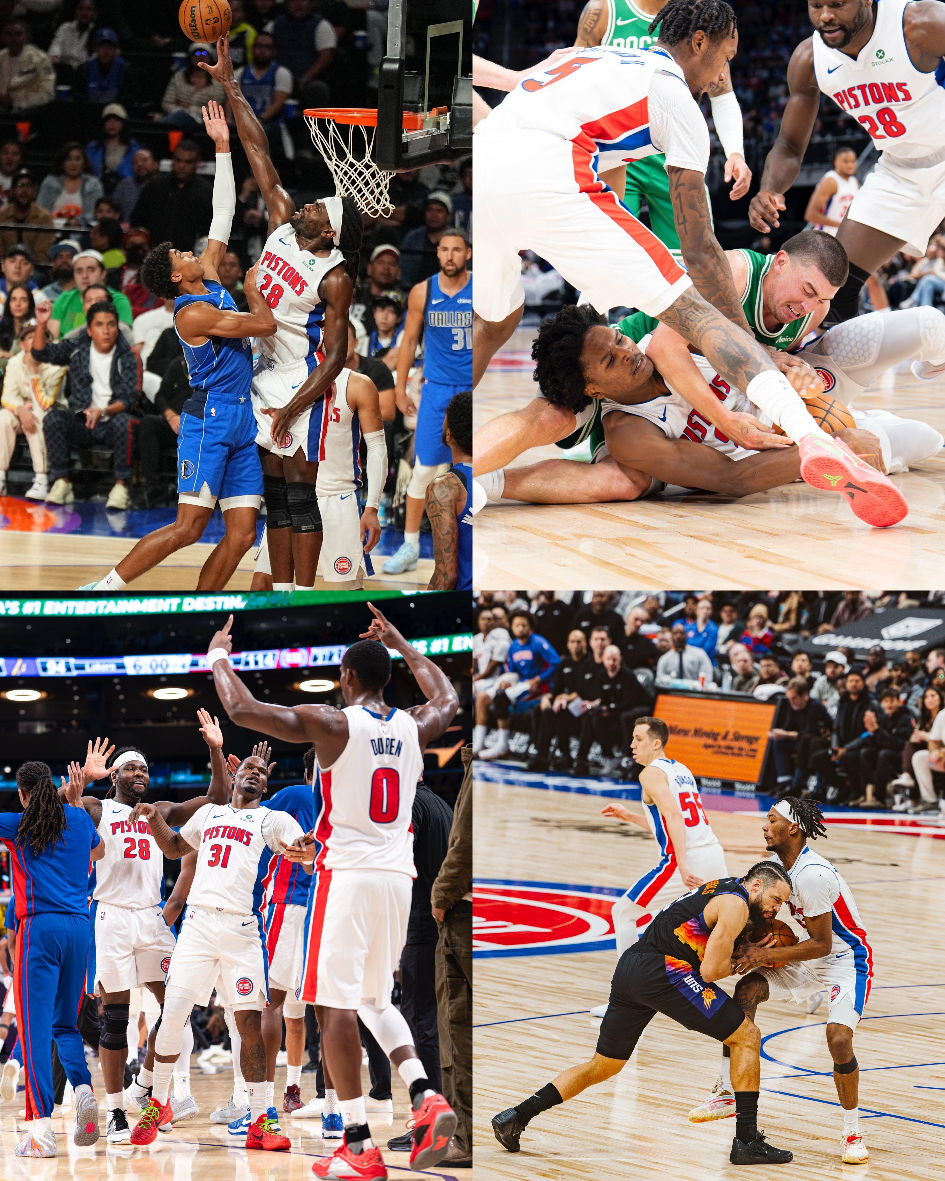 本赛季活塞活球拼抢 抢断 盖帽第一篮板第三 防守效率第二nba