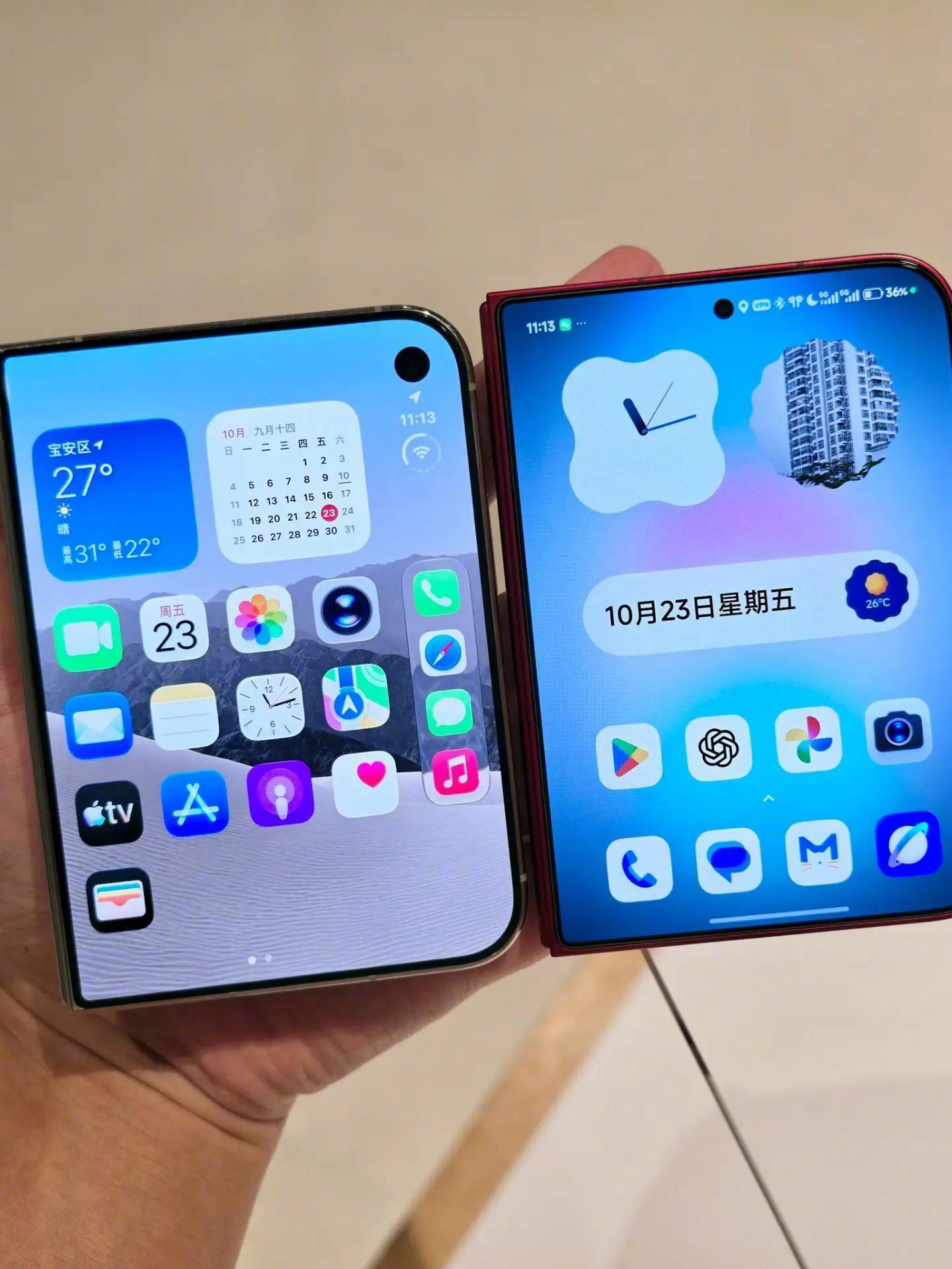 iPhone Duo vs 小米 Duo (Xiaomi 18 Fold) 🤣