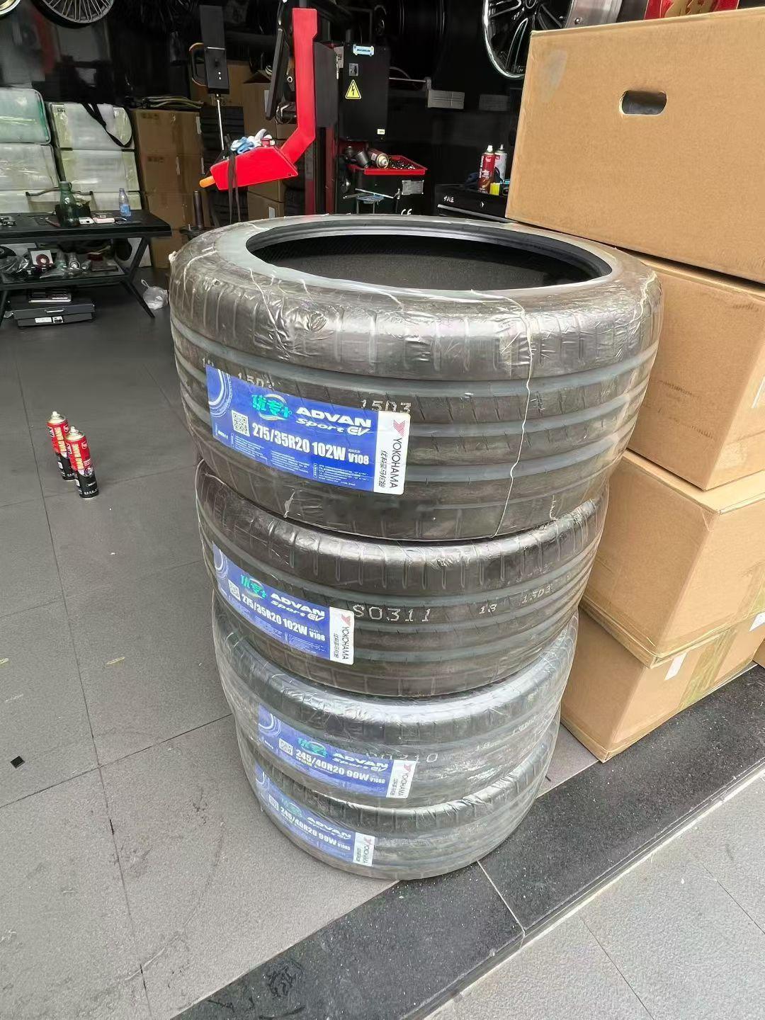 奔驰S560 优科豪马 V108 横滨轮胎ADVAN静音棉245/40R2027