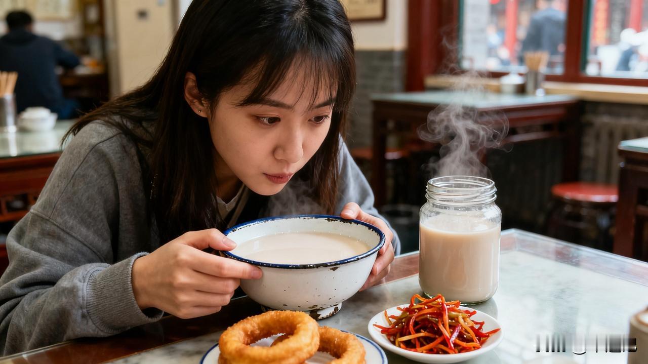 [微风][彩虹]你对老北京豆汁的第一印象是怎样的？清爽解腻，前两天正好馋豆汁焦圈
