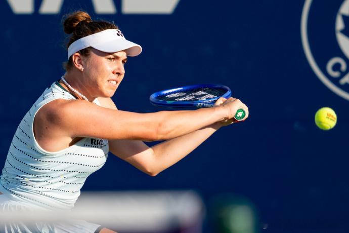 WTA1000辛辛那提站第3轮，诺斯科娃7-6(3) 6-2淘汰陶森，在双方三次