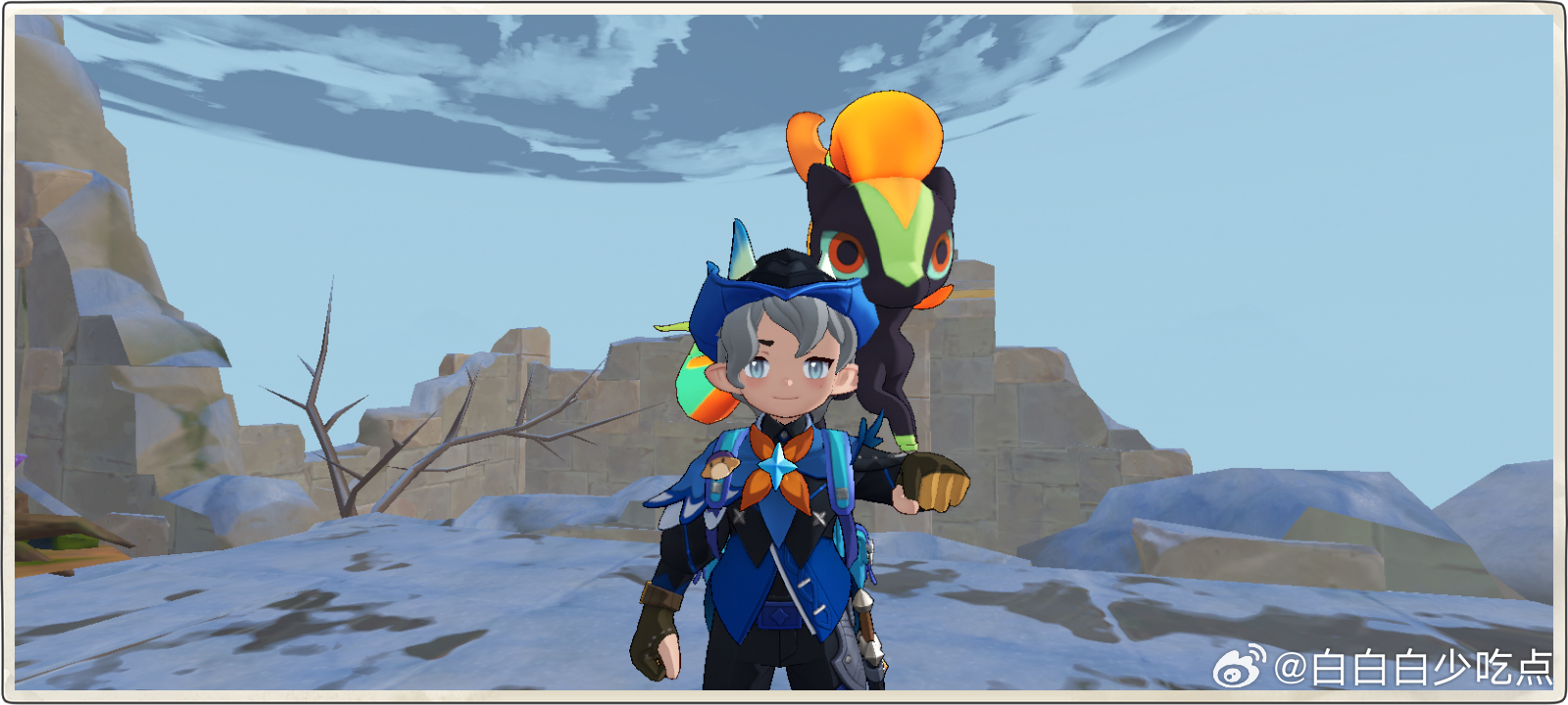 我觉得这一身帅惨了