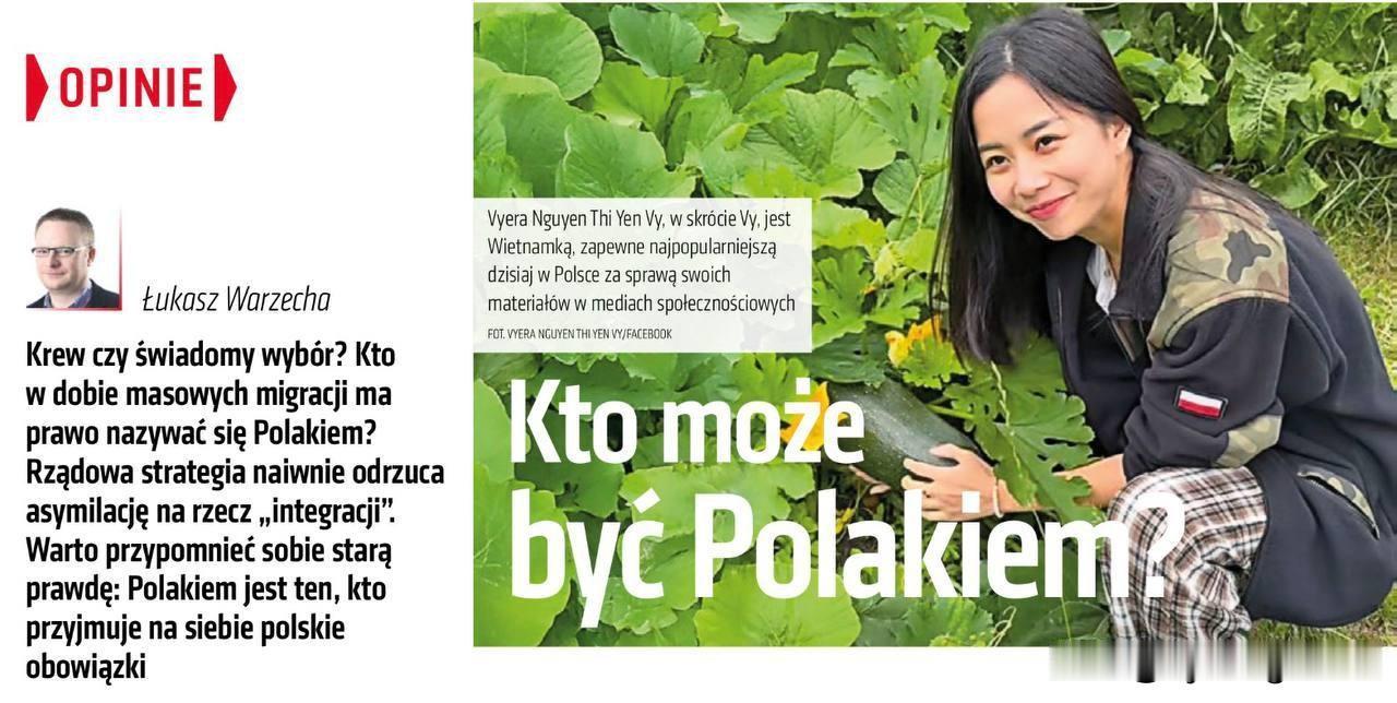 🇵🇱“谁能成为波兰人？”

这是波兰杂志《Do Rzeczy》提出的问题。该