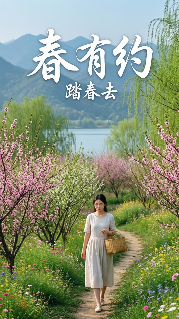 春有约，踏春去！

窗外还是工位的四方天，春天已经在野外铺开了无边画卷。

听见