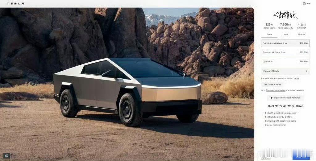 特斯拉Cybertruck降价特斯拉这波操作有点意思！Cybercab美国市场狂