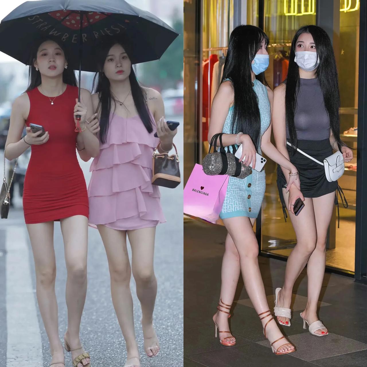 街拍美女-姐妹双飞把街逛
时尚、青春、活力、养眼

艺术摄影无不良引导。
图片来