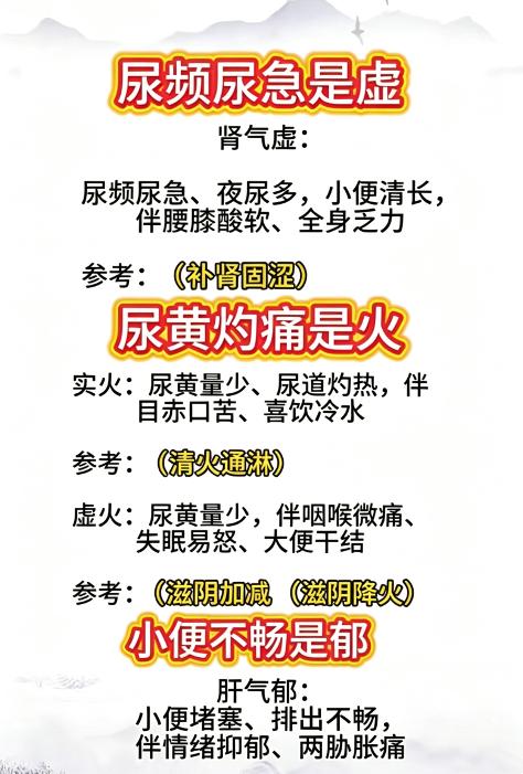 从小便看体质：尿频、尿灼热、排尿不畅分别代表什么
