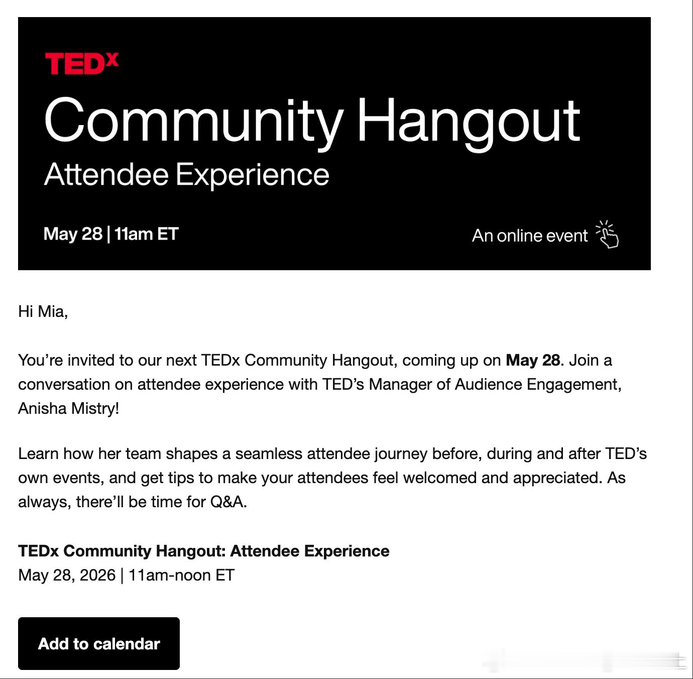 TEDx桂林  TED官方线上培训又来啦做志愿者的好处就是成为TED演讲终身会员