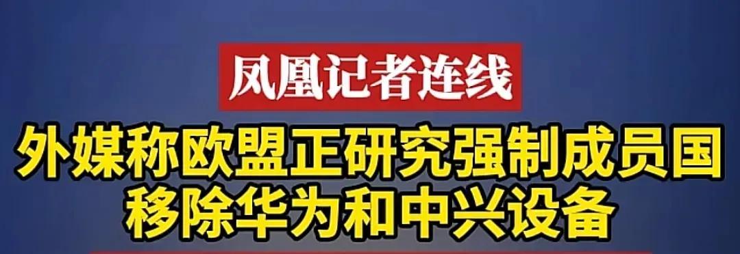 欧洲🇪🇺要在其通信网络中移除中国厂商的设备，有人问“为什么它们总是针对中国？
