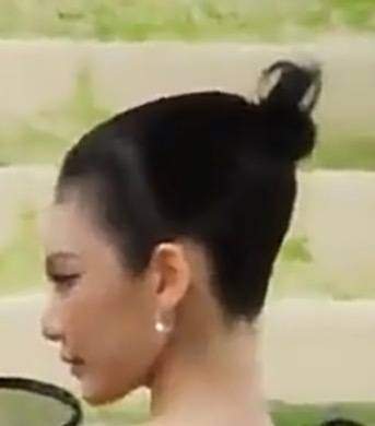 显芒果核脸型的发型 