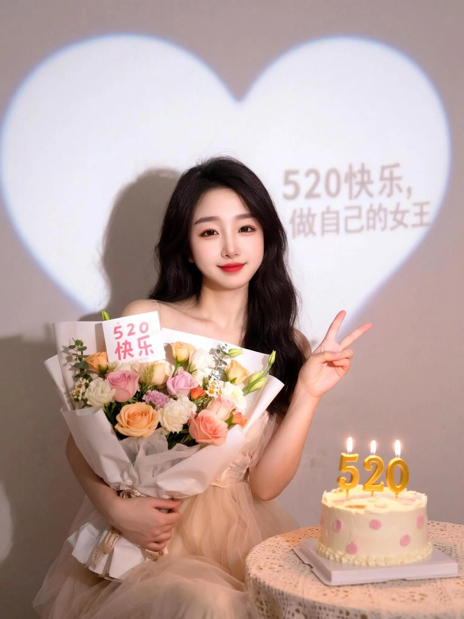 520我们见一面吧，我穿裙子你带花