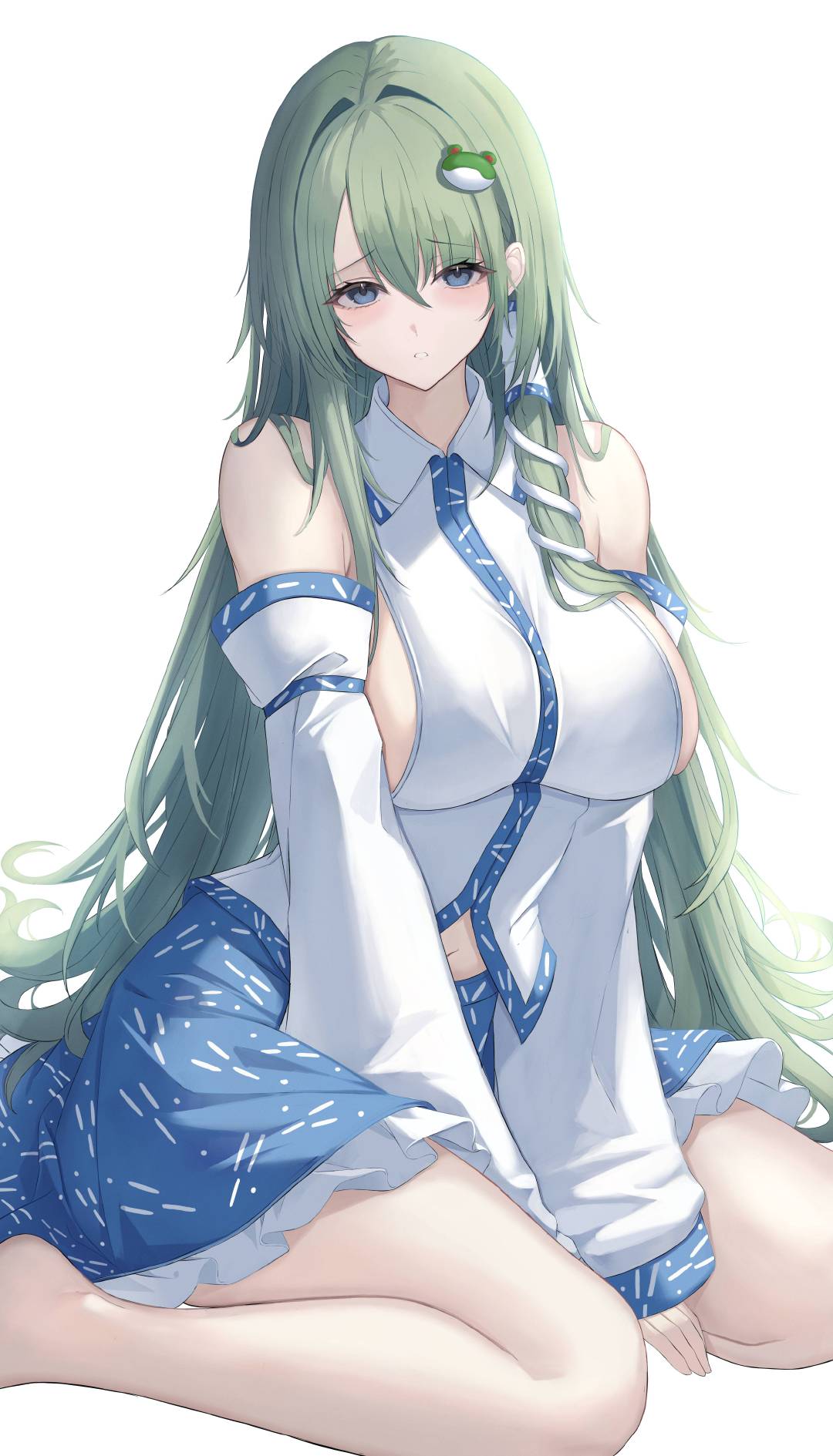 东风谷早苗——东方——画师: 七羽さち，网页链接