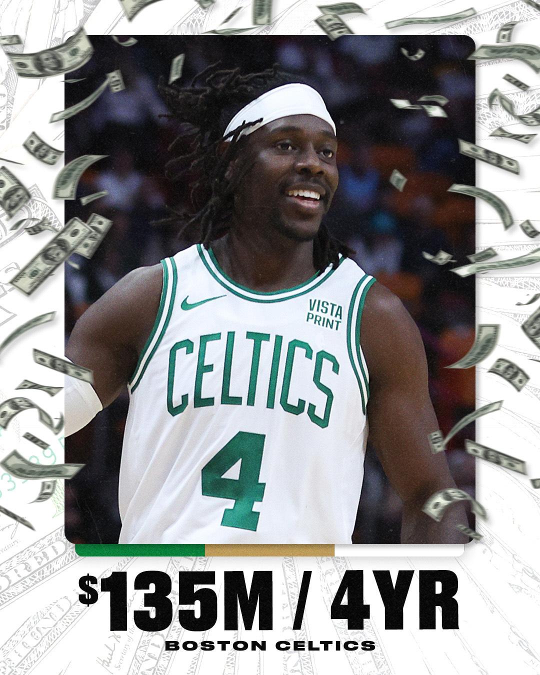 Woj：朱·霍勒迪4年1.35亿续约凯尔特人。#NBA[超话]##nba你我皆主