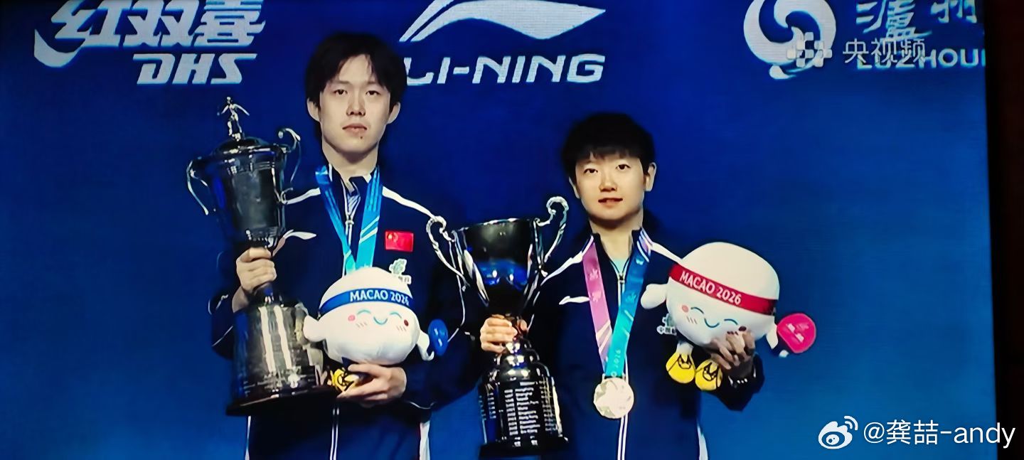 孙颖莎冠军王楚钦夺冠 莎头组合所向披靡 是无敌一般的存在 他们是祖国的骄傲 希望