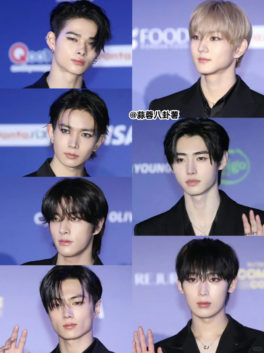 KPOP男团MAMA红毯新闻图比美‼️