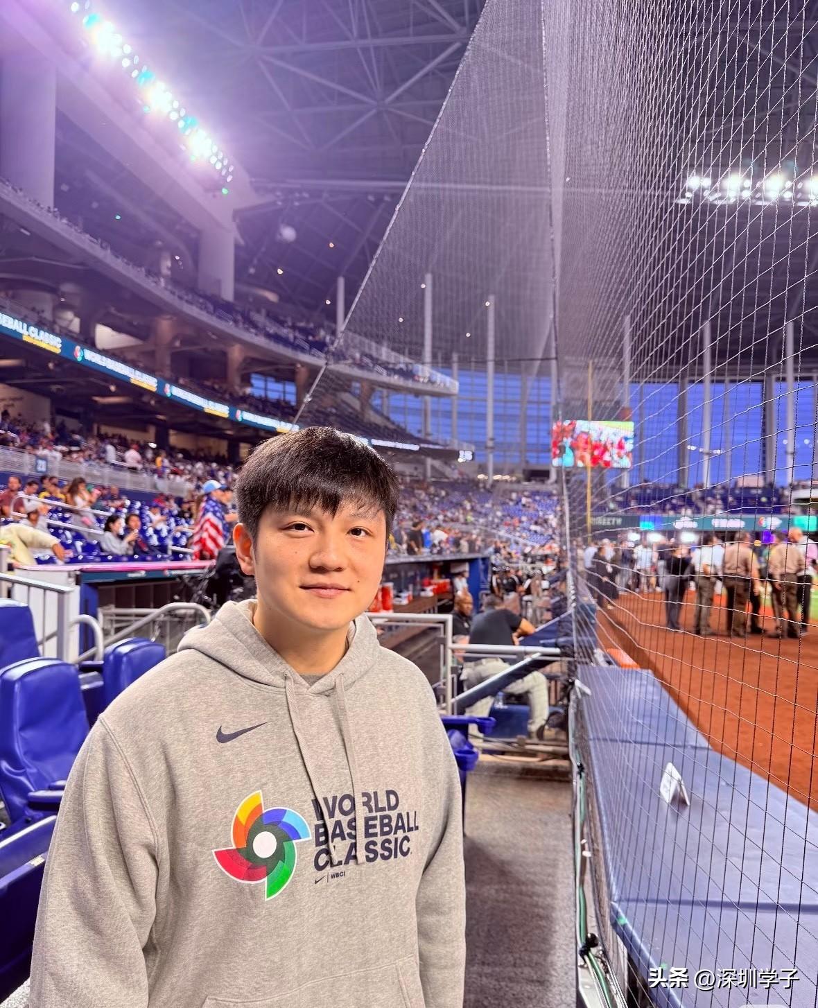 又见樊振东！圆圆满满的东哥，作为
MLB中国区冠军荣耀大使，空降迈阿密，直击世界