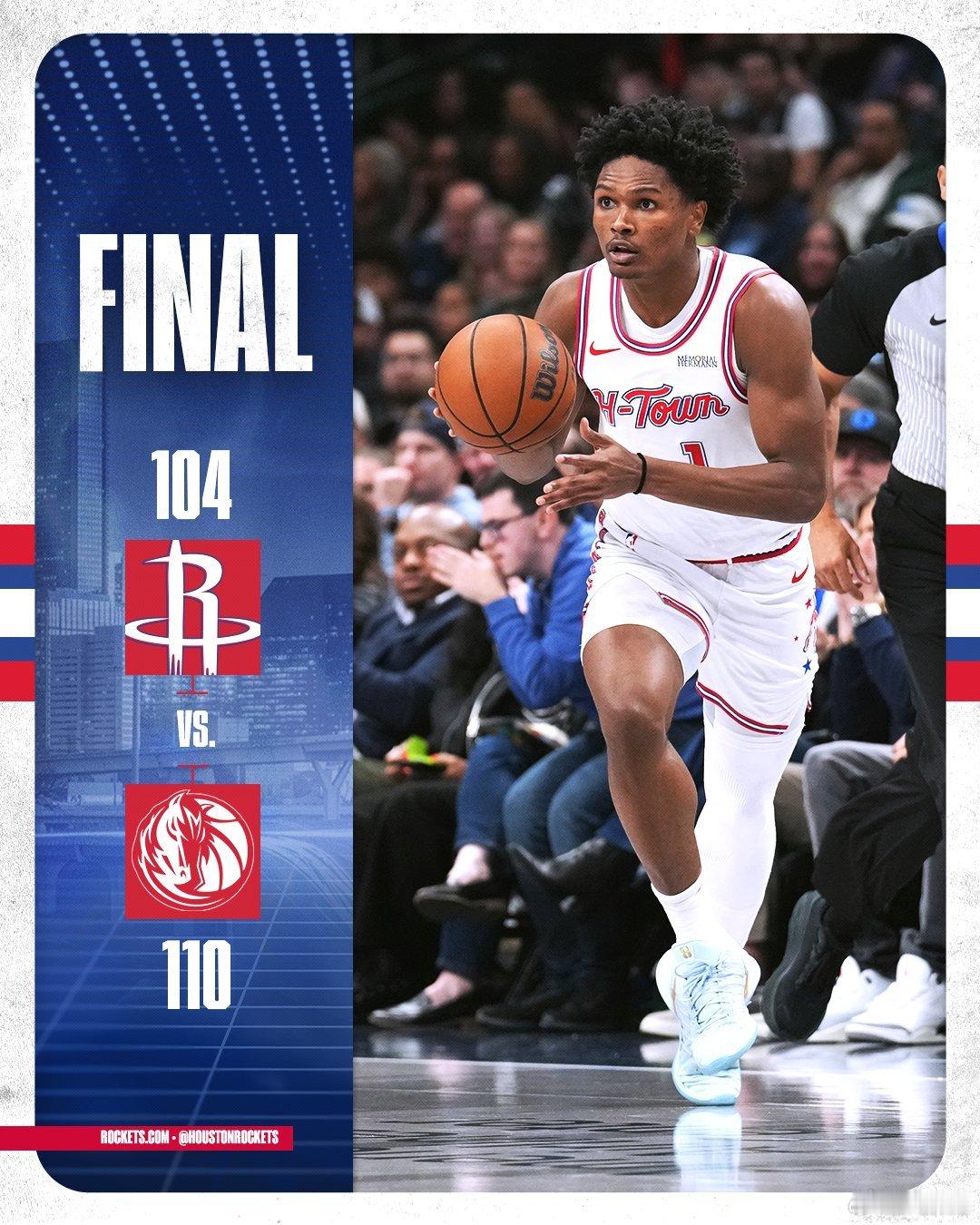 今天又送温暖了，4连胜的给4连败的 下半场还是够努力的，可惜太铁了。休斯顿火箭