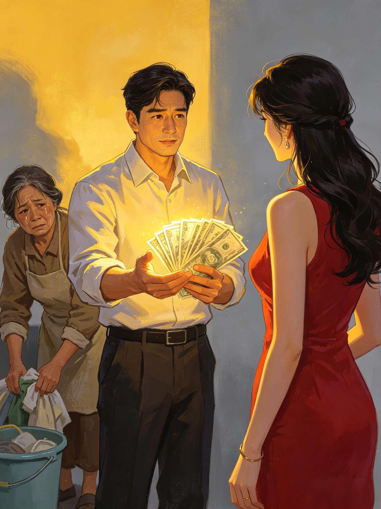 他把光给了别人，把泥泞的人生留给了我
 
真的见过最残忍的婚姻，不是大吵大闹，不