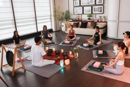 Soham索哈姆瑜伽 X 保利天珺｜ 专属颂钵瑜伽体验课🧘♀ 🌿🌟